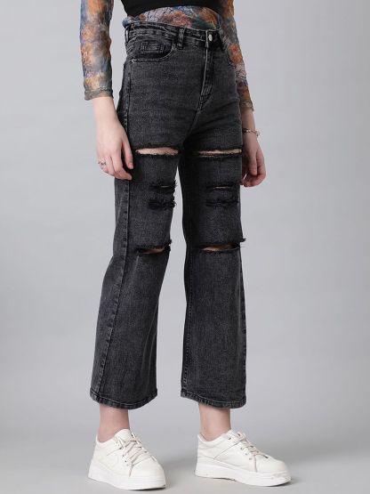 Kotty Women High-Rise Mildly Distressed Stretchable Jeans