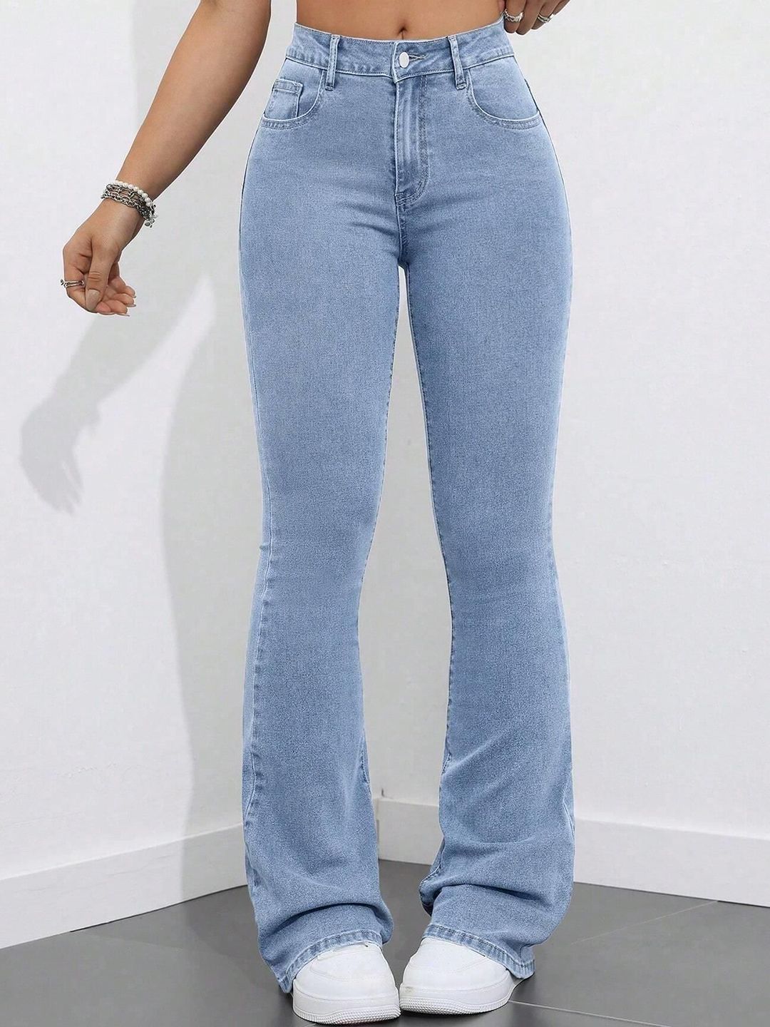 Kotty Women Bootcut High-Rise Stretchable Jeans