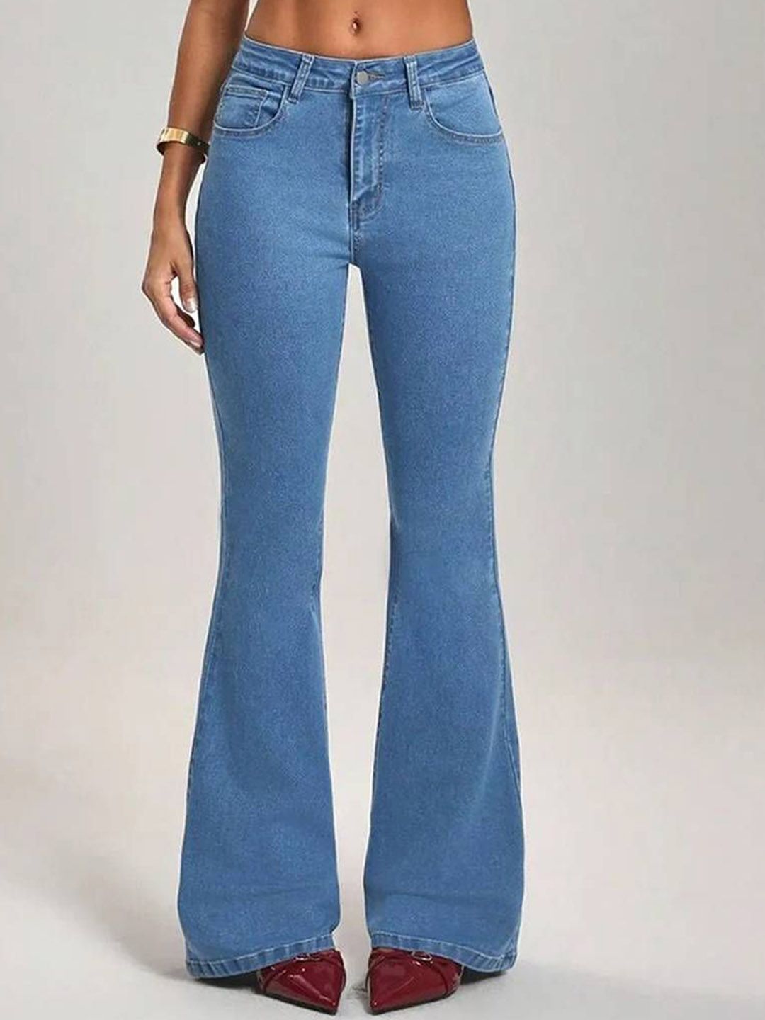 Kotty Women Hottie Bootcut High-Rise Stretchable Jeans