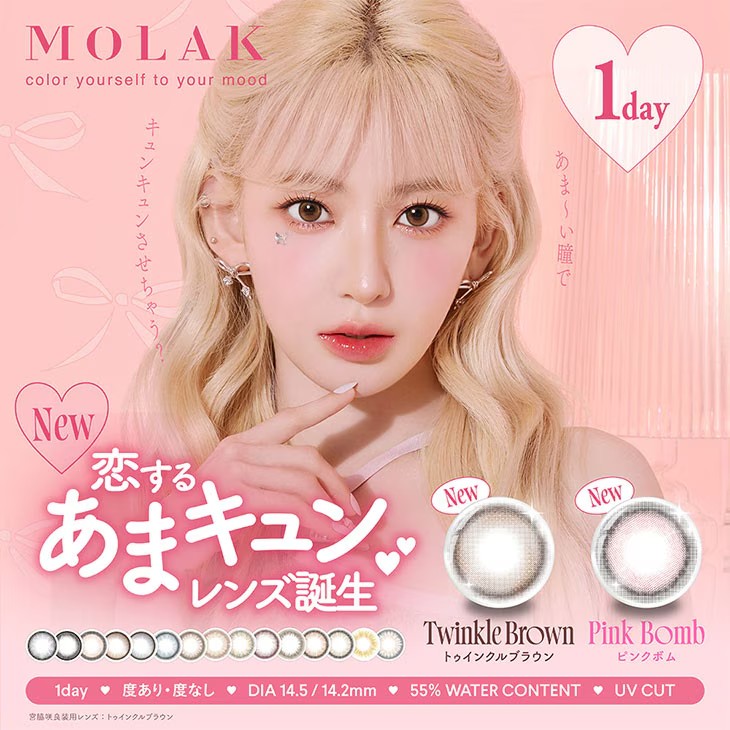 MOLAK1day(モラクワンデー)商品一覧