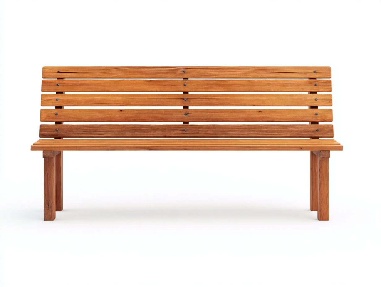 Outdoor Bench Solid Wood 150x45x85 cm - Natural Wood - Outdoor Design-Havenmynest
