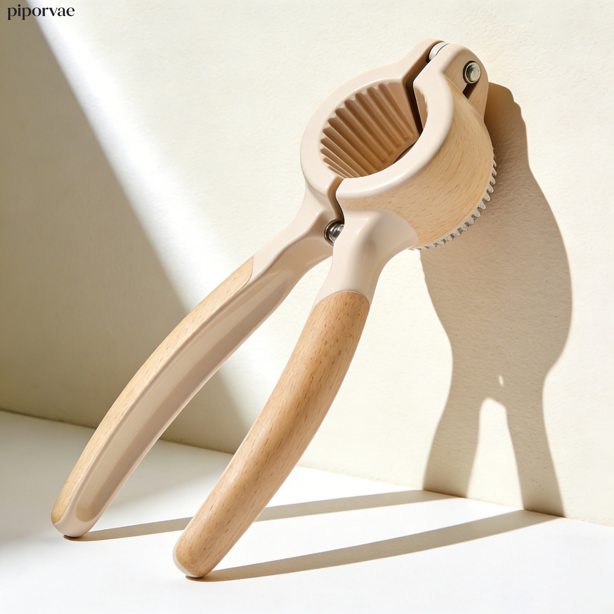 實木手動壓蒜器