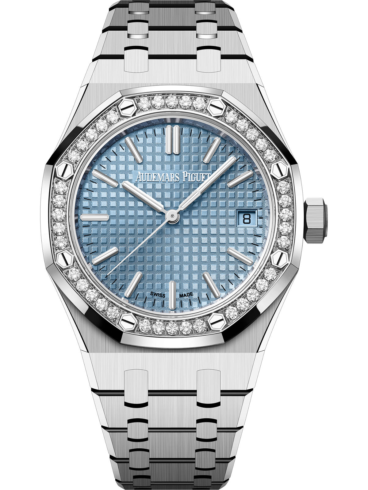 AUDEMARS PIGUET Royal Oak Selfwinding "50th Anniversary" 15551ST.ZZ.1356ST.01 Stainless Steel Diamond Automatic Watch