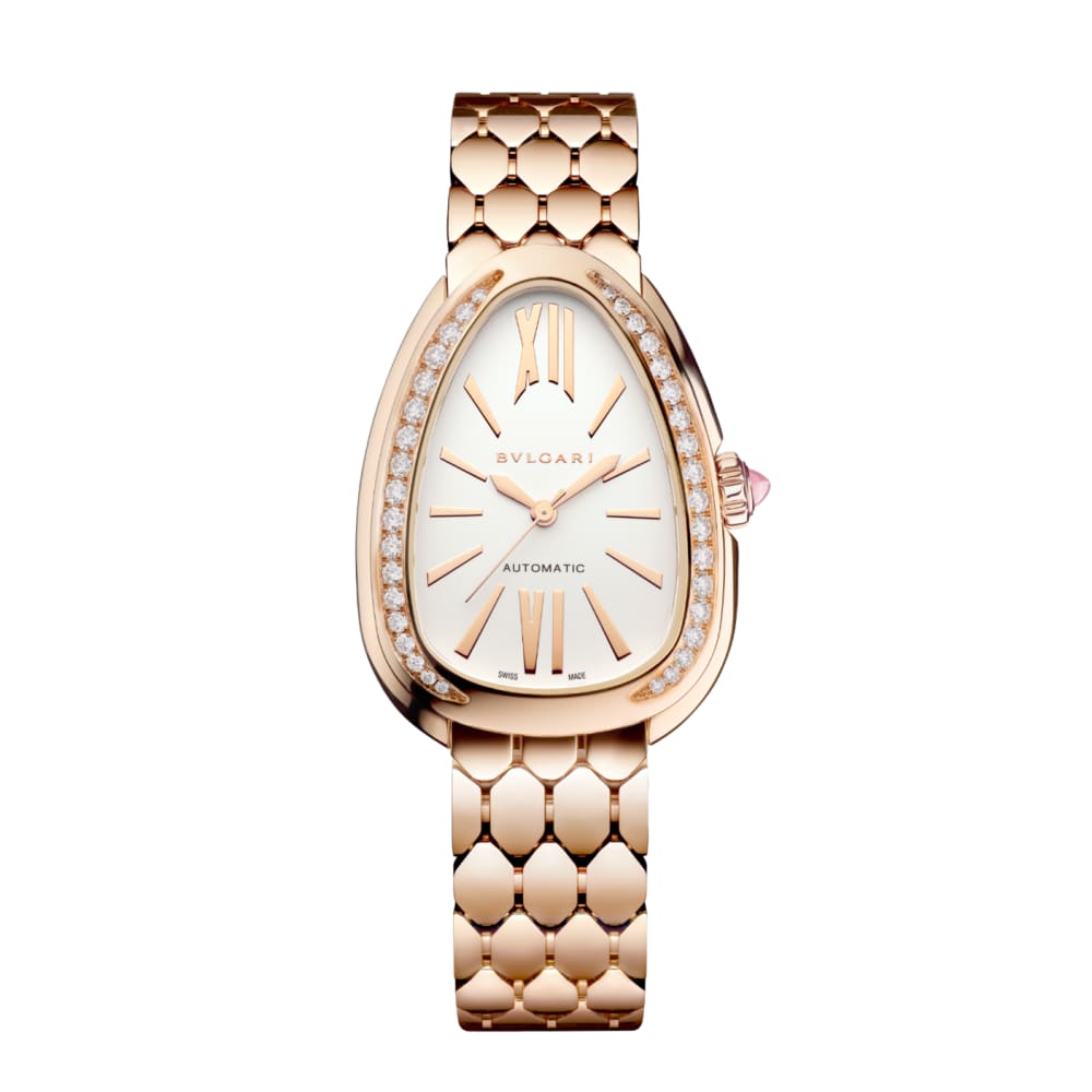BVLGARI Serpenti Seduttori Watch 103899 Rose Gold Diamond Automatic Ladies' Watch