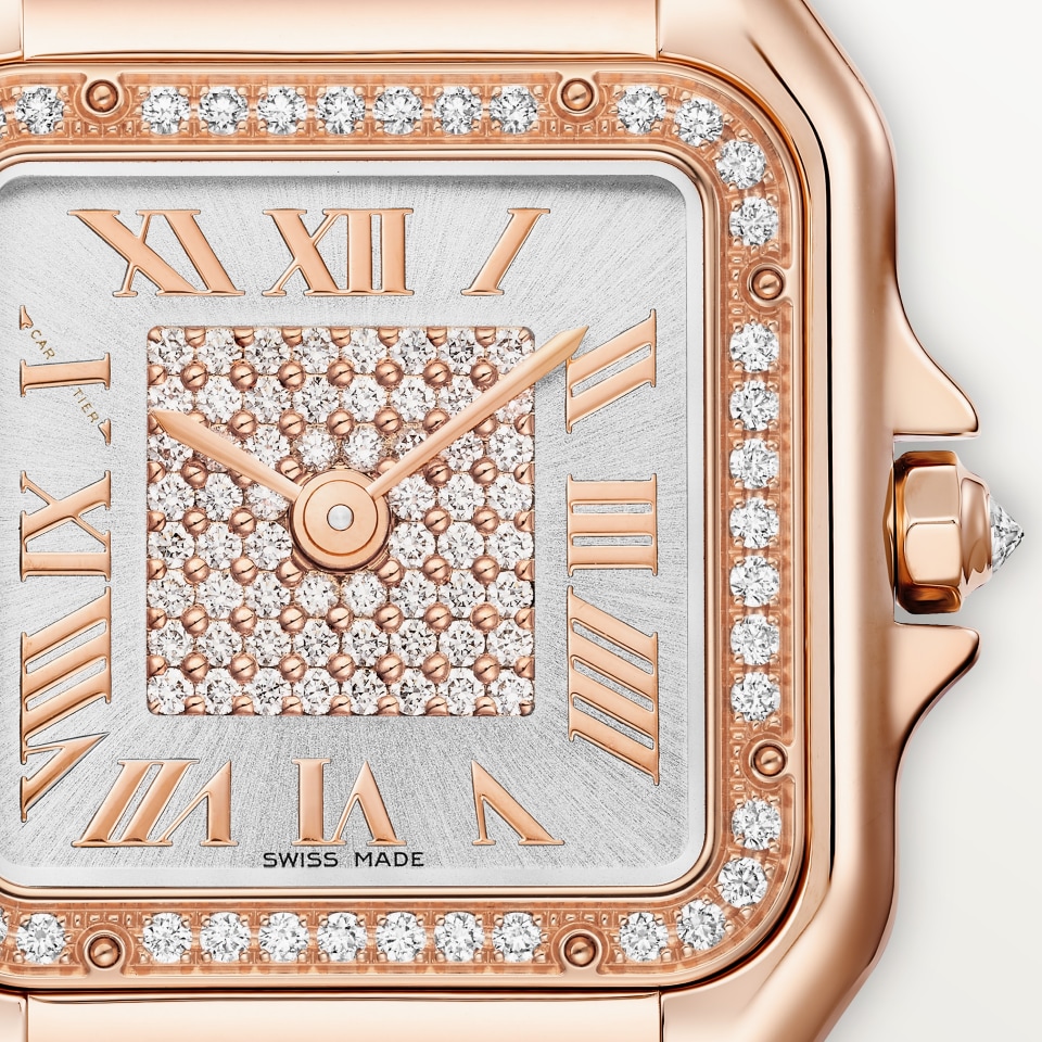 CARTIER Panthère de Cartier Watch Medium WJPN0092 Pink Gold Diamond Quartz Ladies' Watch