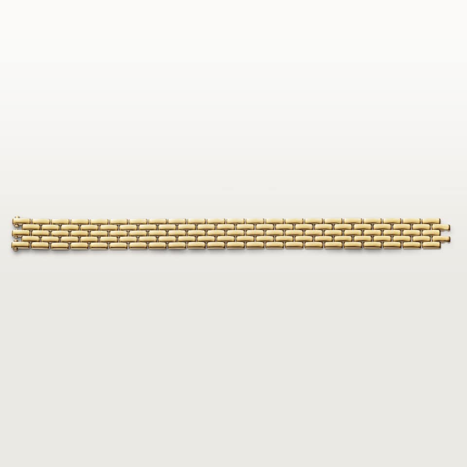 CARTIER Maillon Panthère Bracelet, 5 Rows B6065617 Yellow Gold