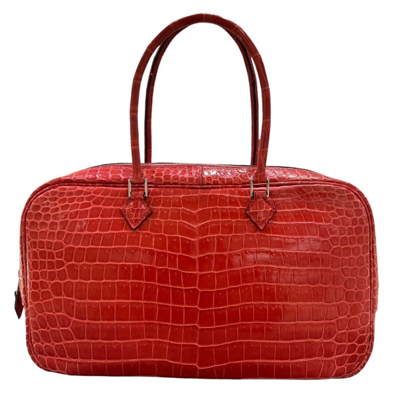 HERMES プリュムエラン28 □G刻 ブーケンビリア Silver 金具 ポロサス Ladies' ハンド Bag