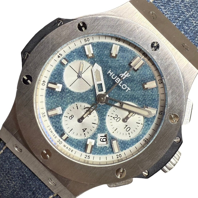 HUBLOT ビッグバン ジーンズ 301.SX.2710.NR.JEANS ジーンズ SS/ラバーベルト Automatic Men's Watch