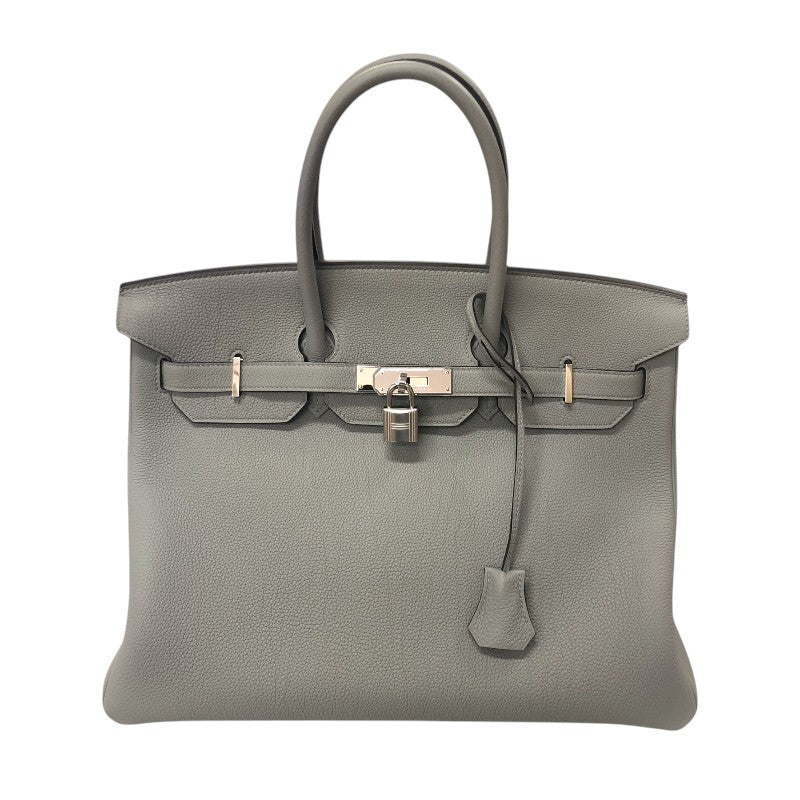 HERMES Birkin 35 Ｗ刻 グリムエット Silver 金具 Togo Ladies' ハンド Bag