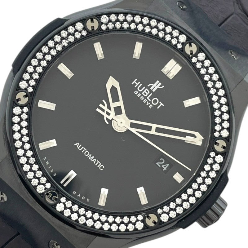 HUBLOT Classic フュージョン Black マジック セラミック 42 542.CM.1170.LR.1104 セラミック Men's Watch