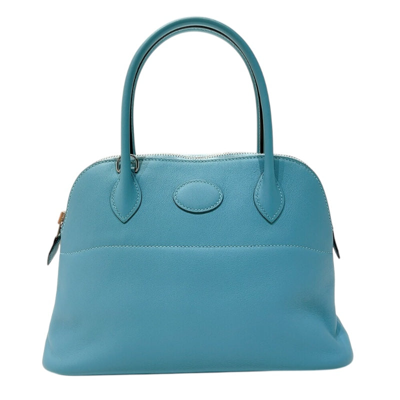 HERMES ボリード27 X刻印 (2016年製) Blue アートル Silver 金具 スイフト Ladies' ハンド Bag