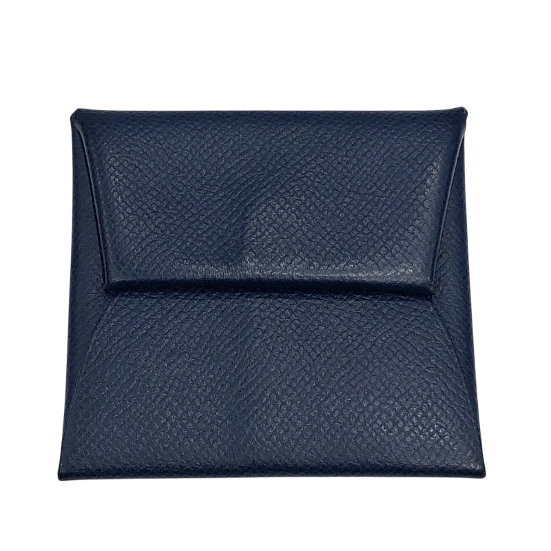 HERMES バスディア T刻 Blue ニュイ エプソン Ladies' コインケース