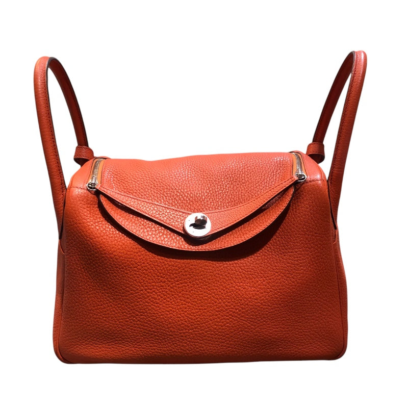 HERMES リンディ30 X刻 テールバデュー・ Silver 金具 トリヨン Ladies' ハンド Bag