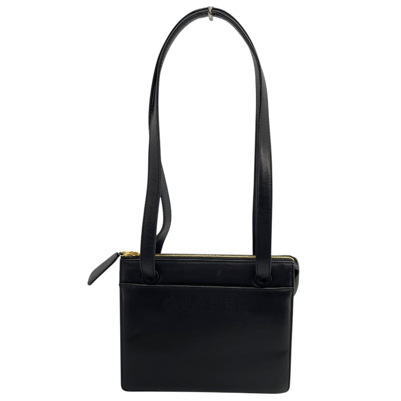 CHANEL トート Bag 11ES624 5番台 Black カーフ Ladies' トート Bag