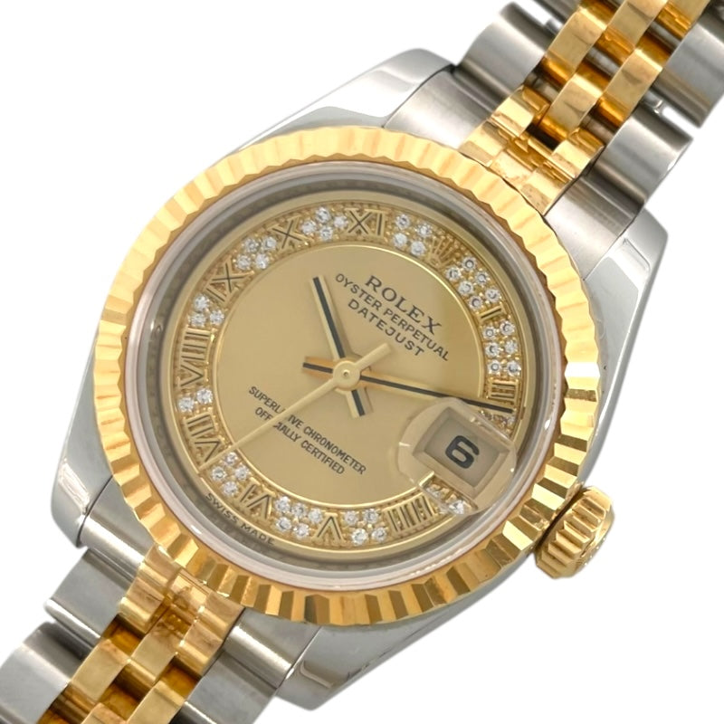 ROLEX Datejust 26 ミリヤード 179173MR シャンパン K18 Yellow Gold K18YG/SS Automatic Ladies' Watch
