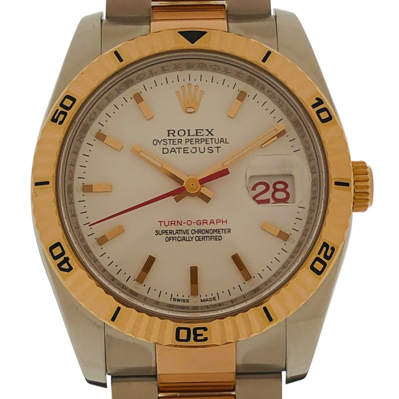 ROLEX ターノグラフ 116261 SS/PG Men's Watch