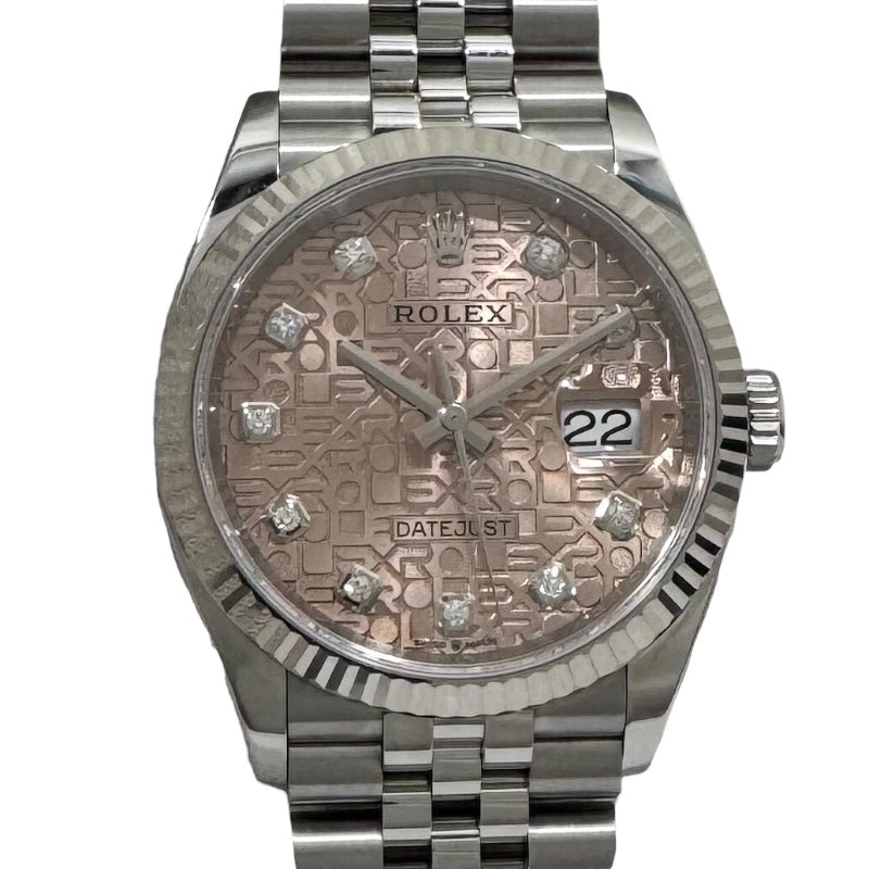 ROLEX Datejust 36 ホリコン ランダムシリアル 126234G ピンク K18WG/SS Automatic Men's Watch