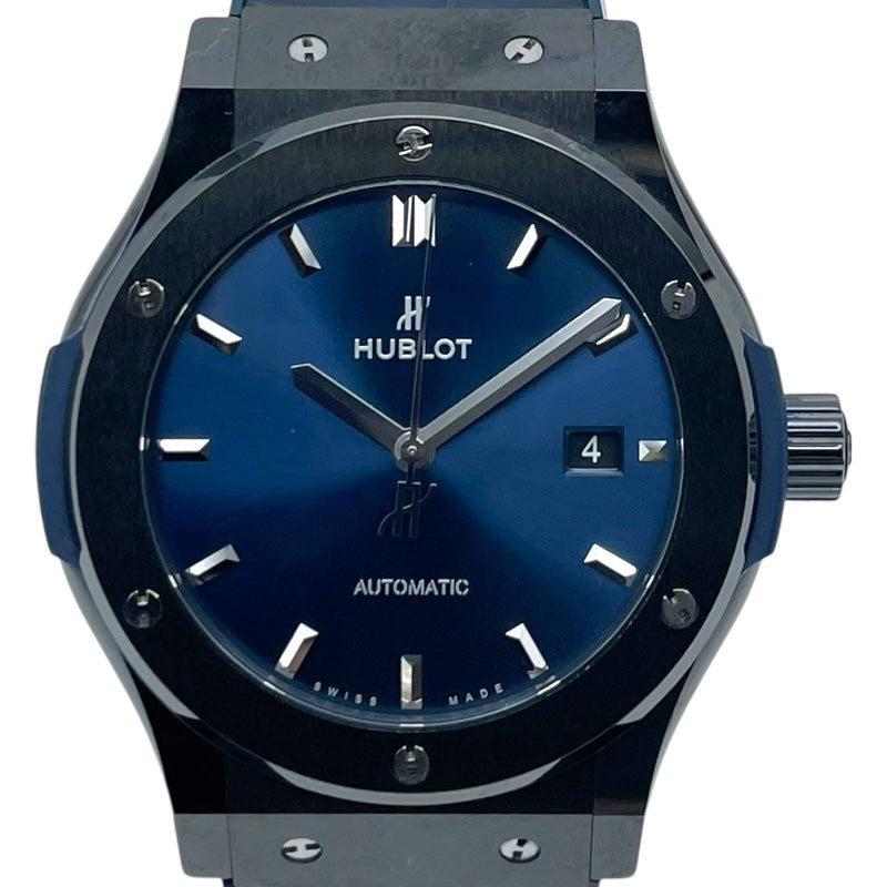 HUBLOT Classic フュージョン セラミック Blue 511.CM.7170>LR Blue セラミック Automatic Men's Watch