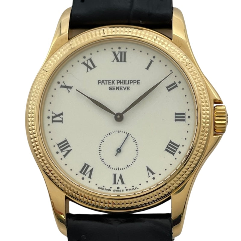 パテック・フィリップ PATEK PHILIPPE カラトラバ 5115J White k18YG Manual Unisex Watch