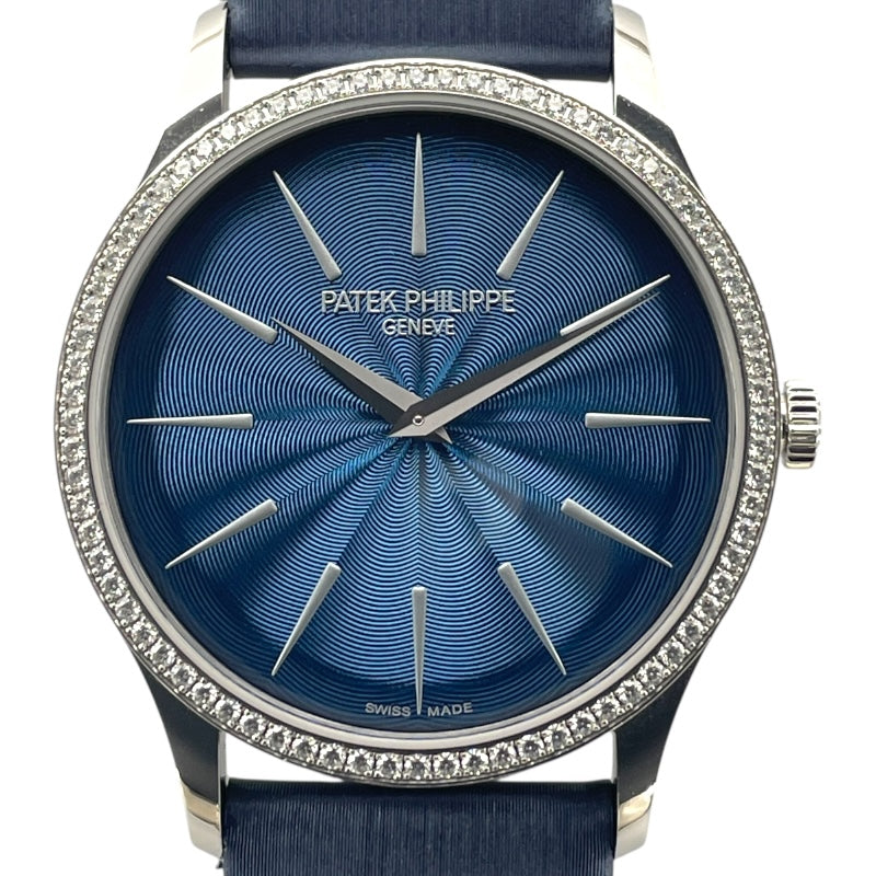 パテック・フィリップ PATEK PHILIPPE カラトラバ 4997/200G-001 Blue K18WG Automatic Men's Watch