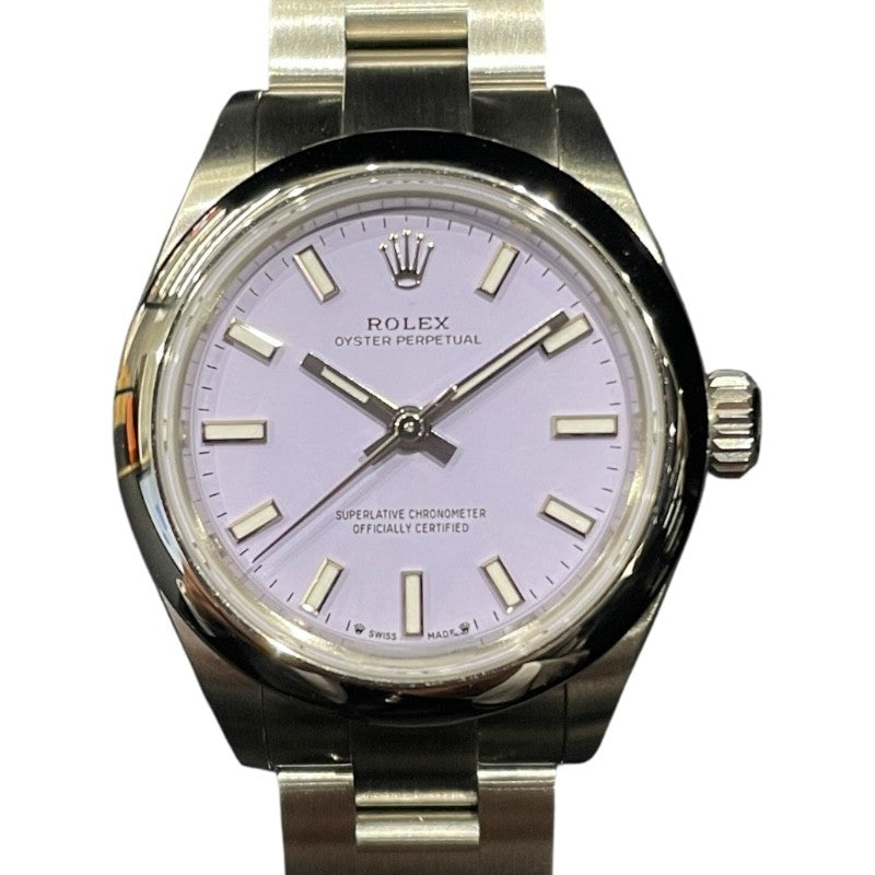 ROLEX オイスター Perpetual 28 ラベンター 276200 ラベンダー SS Automatic Ladies' Watch