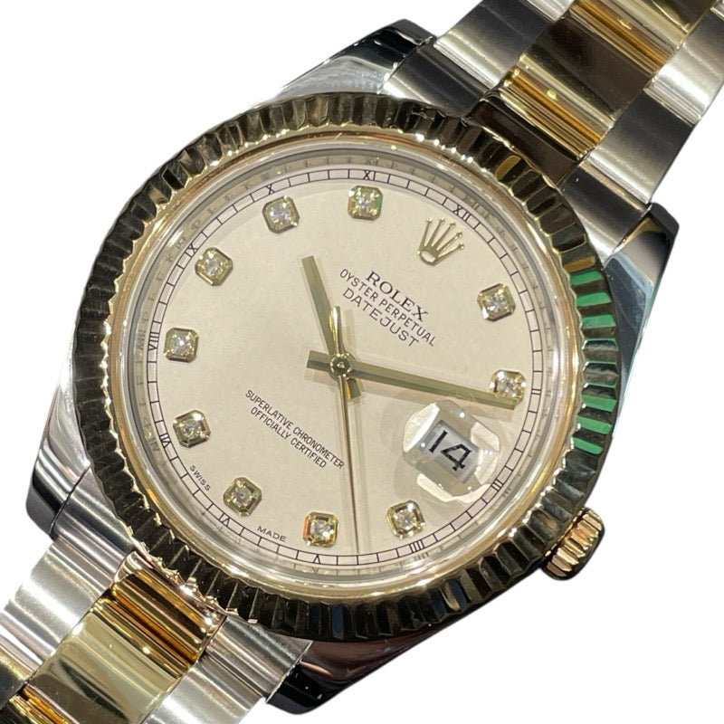 ROLEX Datejust 2 116333G K18 Yellow Gold / Stainless Steel スティール Automatic Men's Watch