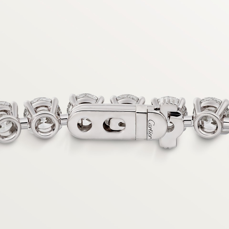 CARTIER Essential Lines Bracelet H6026317 Platinum Brilliant-Cut Diamond (High Jewellery)