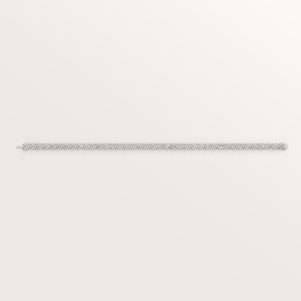CARTIER Essential Lines Bracelet H6026317 Platinum Brilliant-Cut Diamond (High Jewellery)