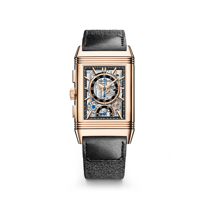 JAEGER-LECOULTRE Reverso Tribute Chronograph Q389257J Pink Gold Hand-Wound Men's Watch