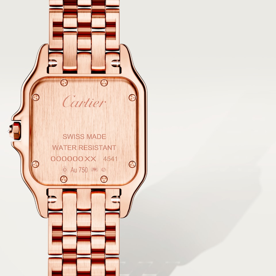 CARTIER Panthère de Cartier Watch Medium WJPN0092 Pink Gold Diamond Quartz Ladies' Watch