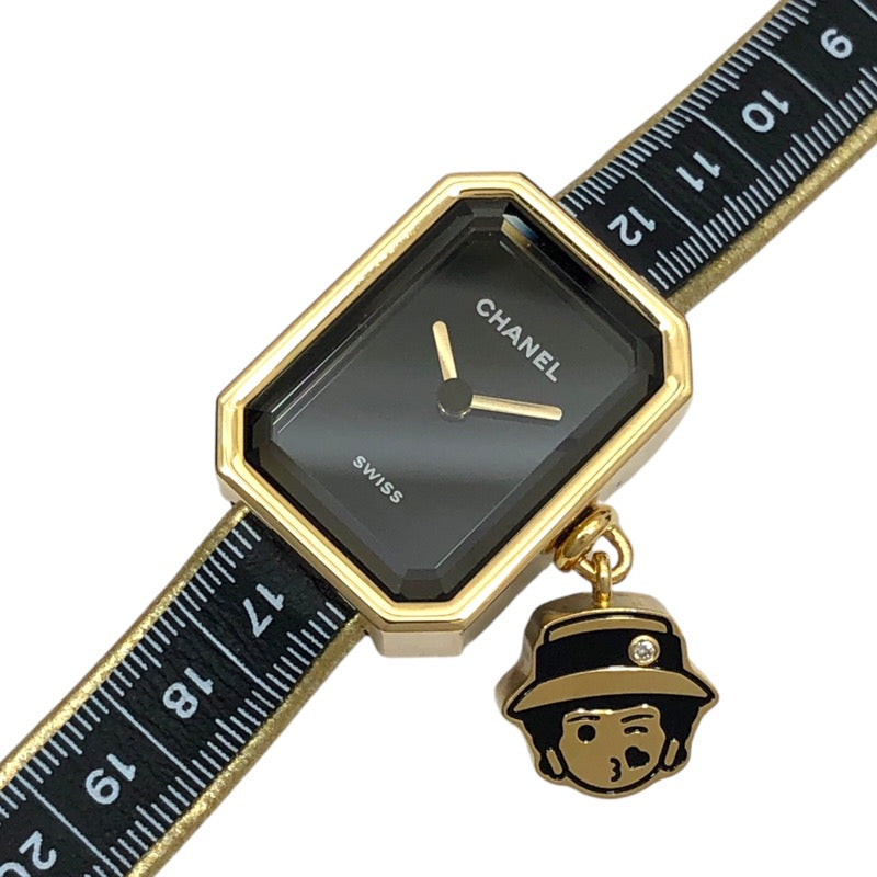 CHANEL プルミエール リボン クチュール H9858 Black K18YG Ladies' Watch
