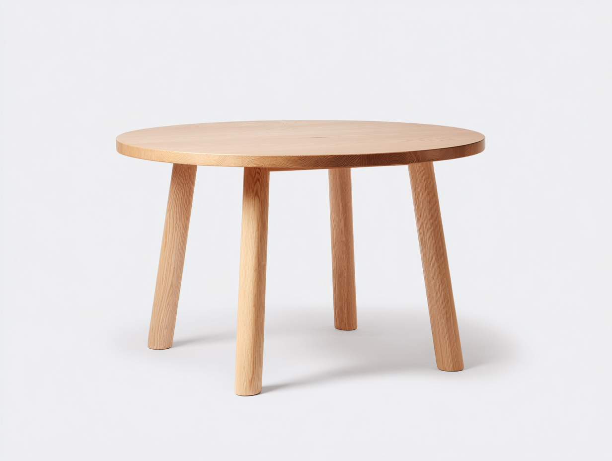 Garden Table - Oak Wood - 95 x 95 x 73 cm - Natural - Scandinavian Outdoor Style-Casagetmart