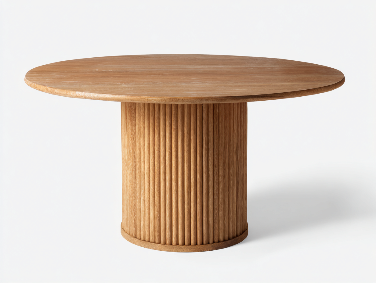 Garden Table - Teak Wood - 120 x 120 x 75 cm - Natural - Contemporary Outdoor Style-Casagetmart