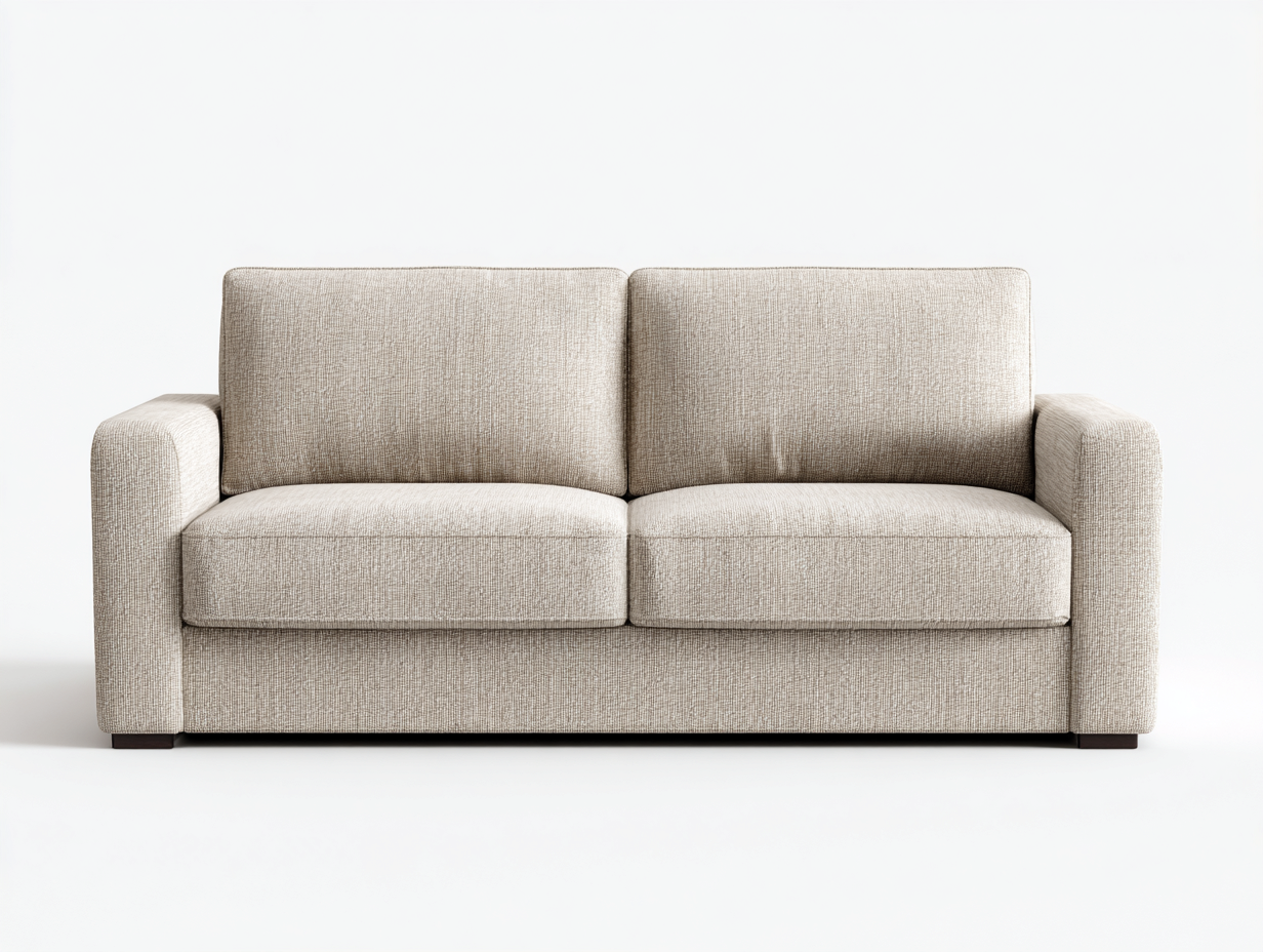 2 Seater Sofa-Fabric-168x88x84 cm-Beige-Modern-Dengetbay