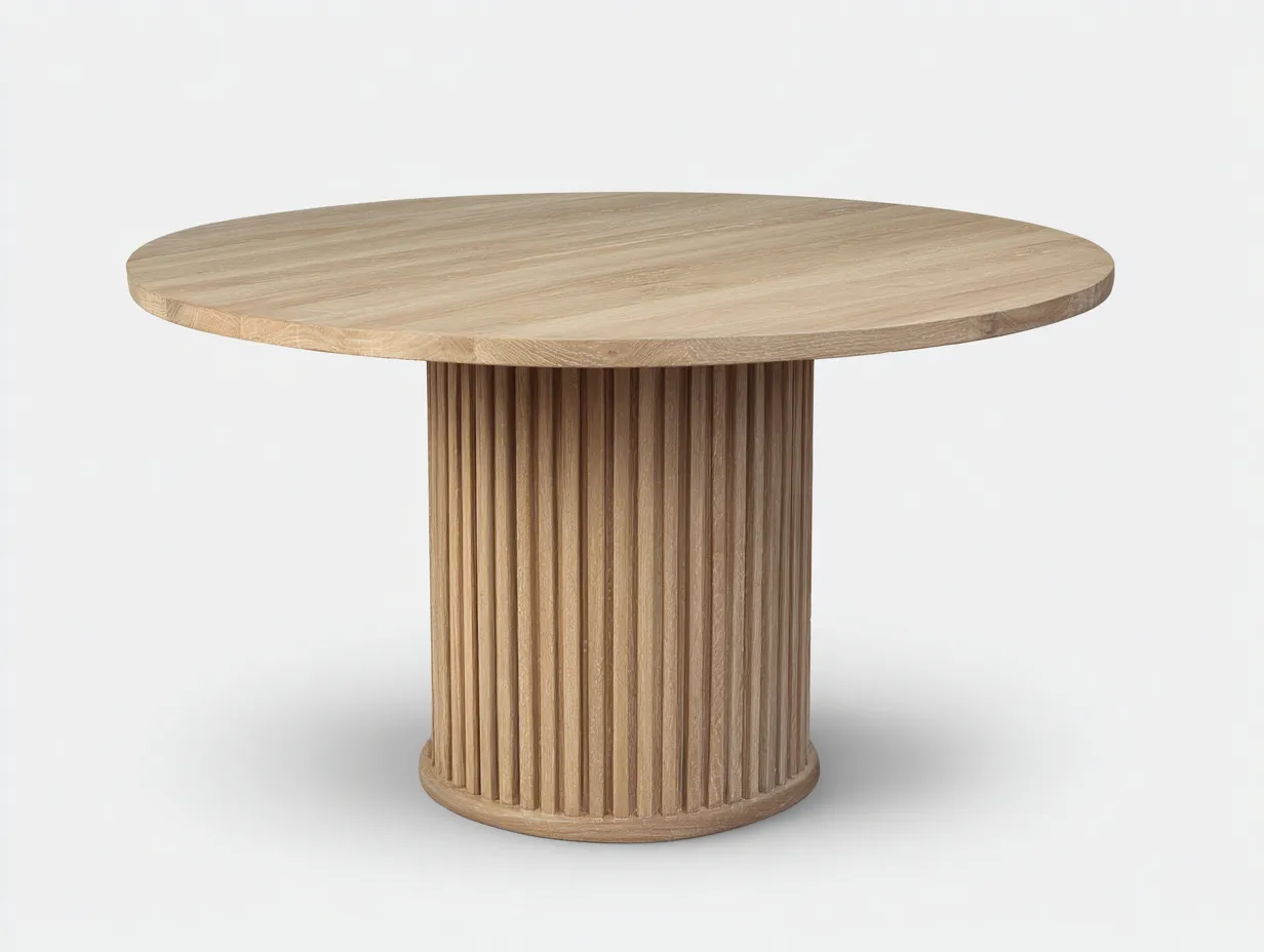 Outdoor Tables - Solid Wood - 118x118x75 cm - Brown - Modern Style-Nookupio