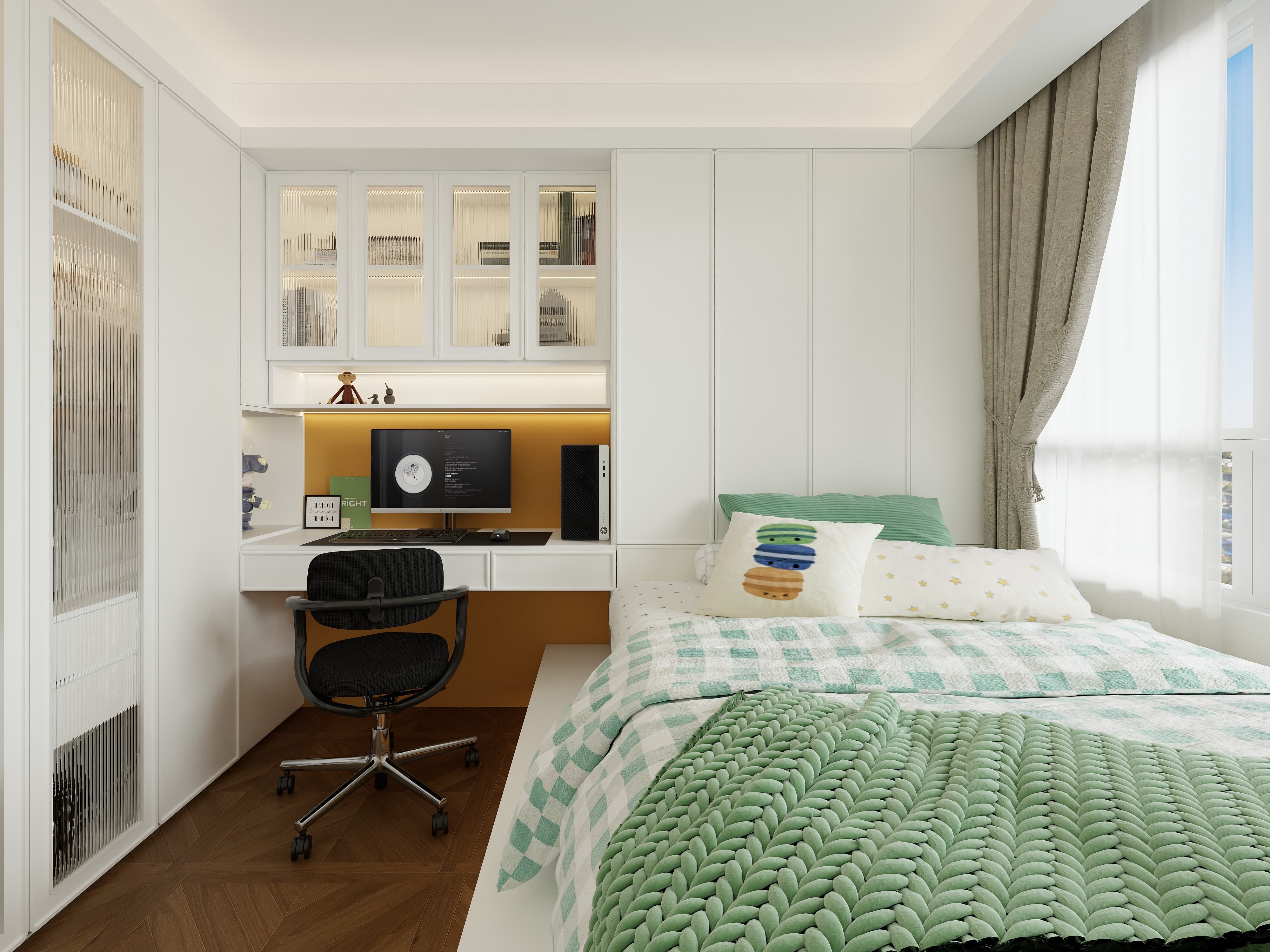 Wardrobe with Desk