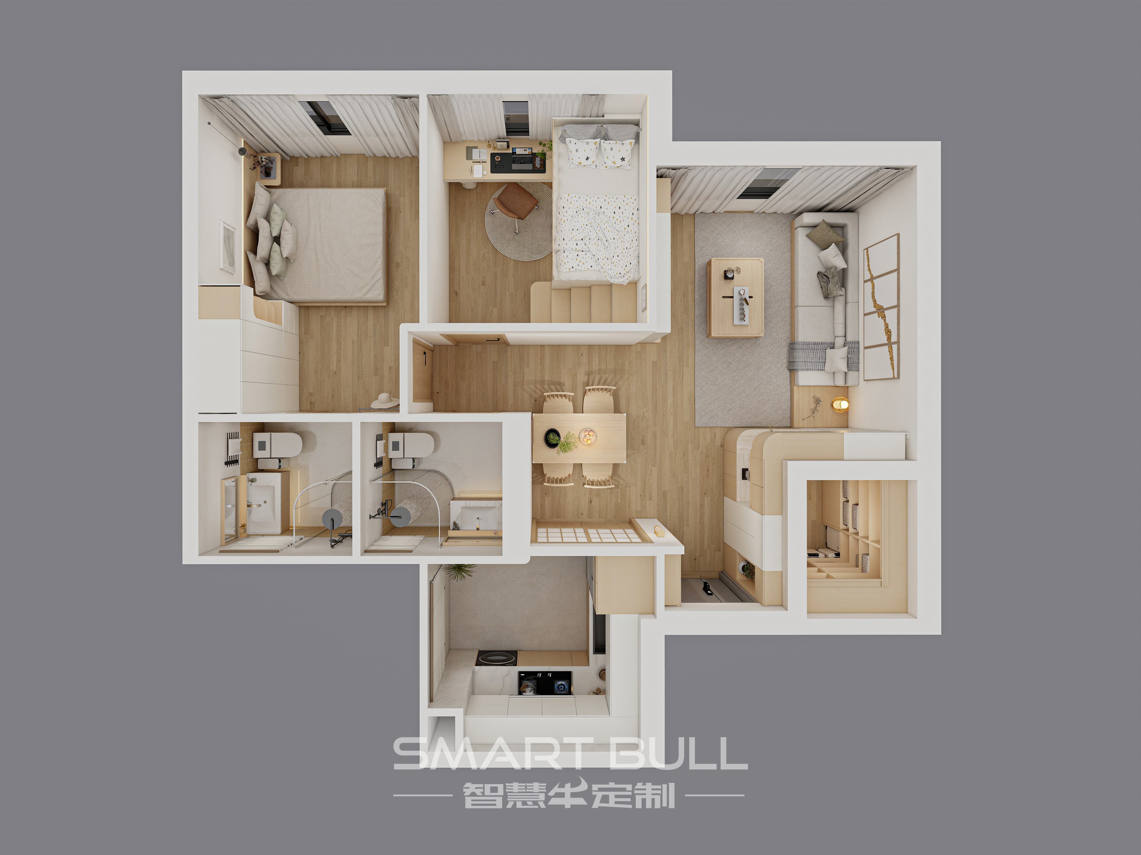 Project 0003 – Toh Guan Grove @ Jurong East | 3-Room | Japandi Minimalist
