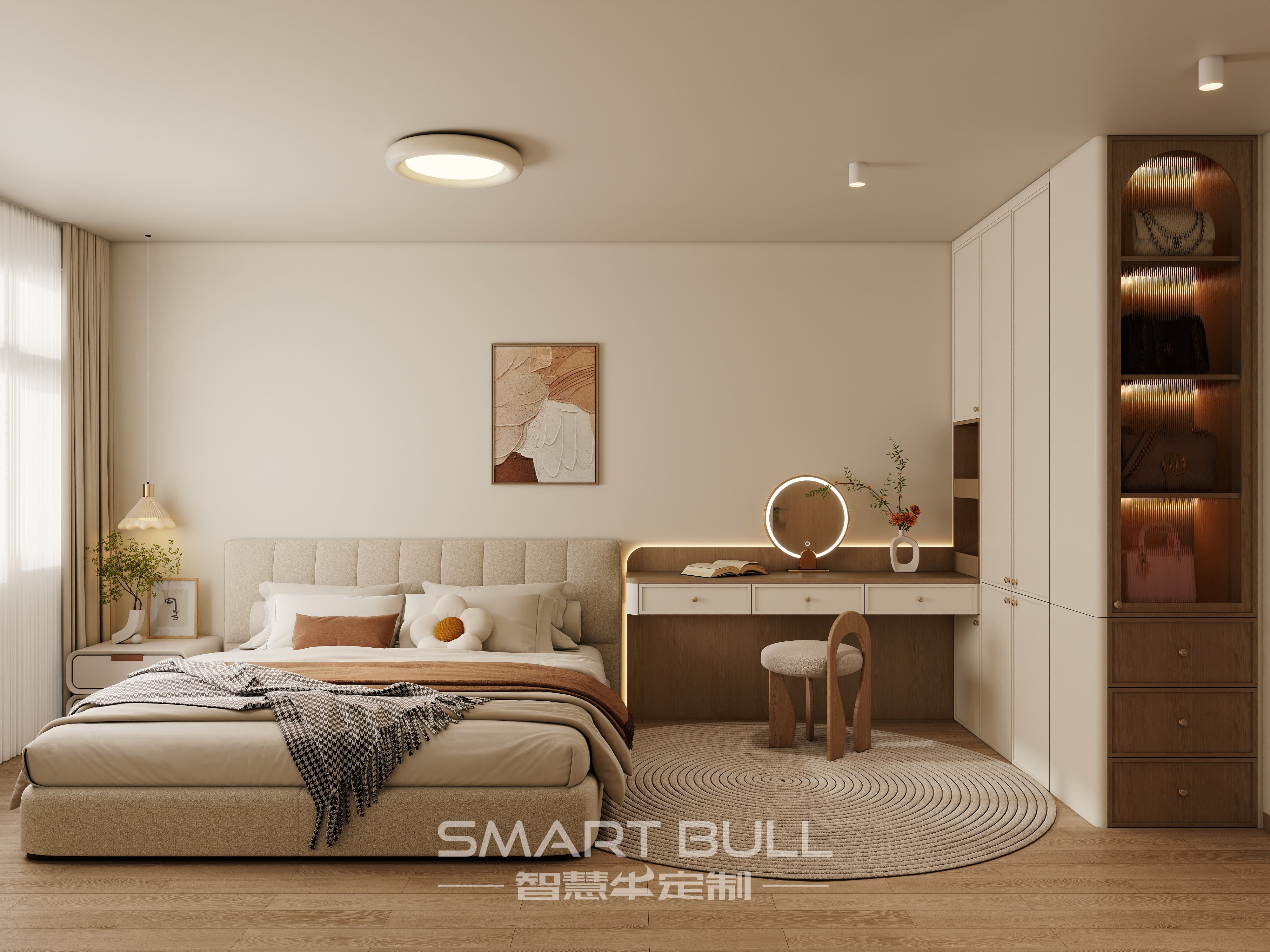 Project 0006 – UrbanVille @ Woodlands | 5-Room | Cream Wood Minimalist