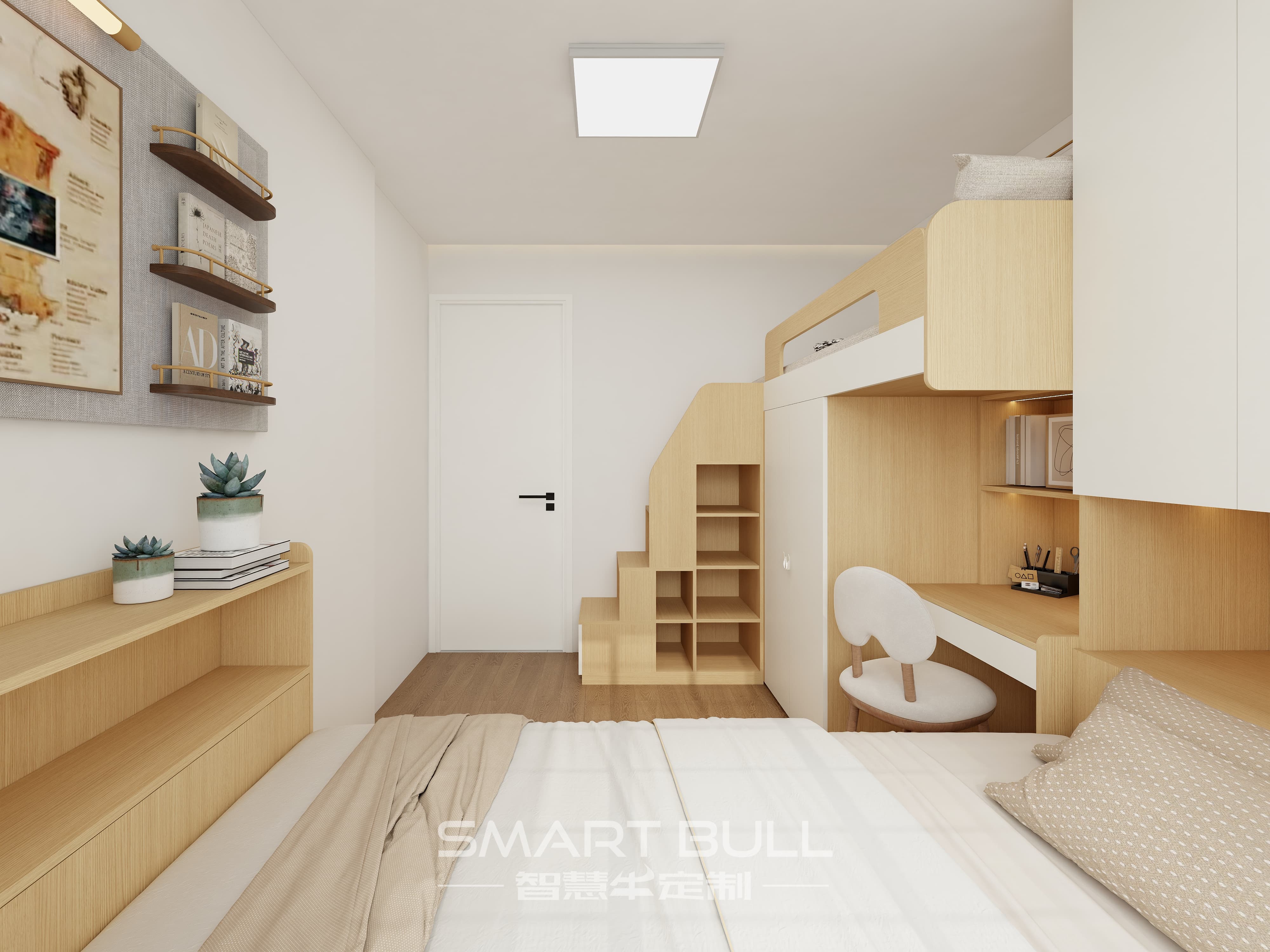 Loft Bed with Desk 0003