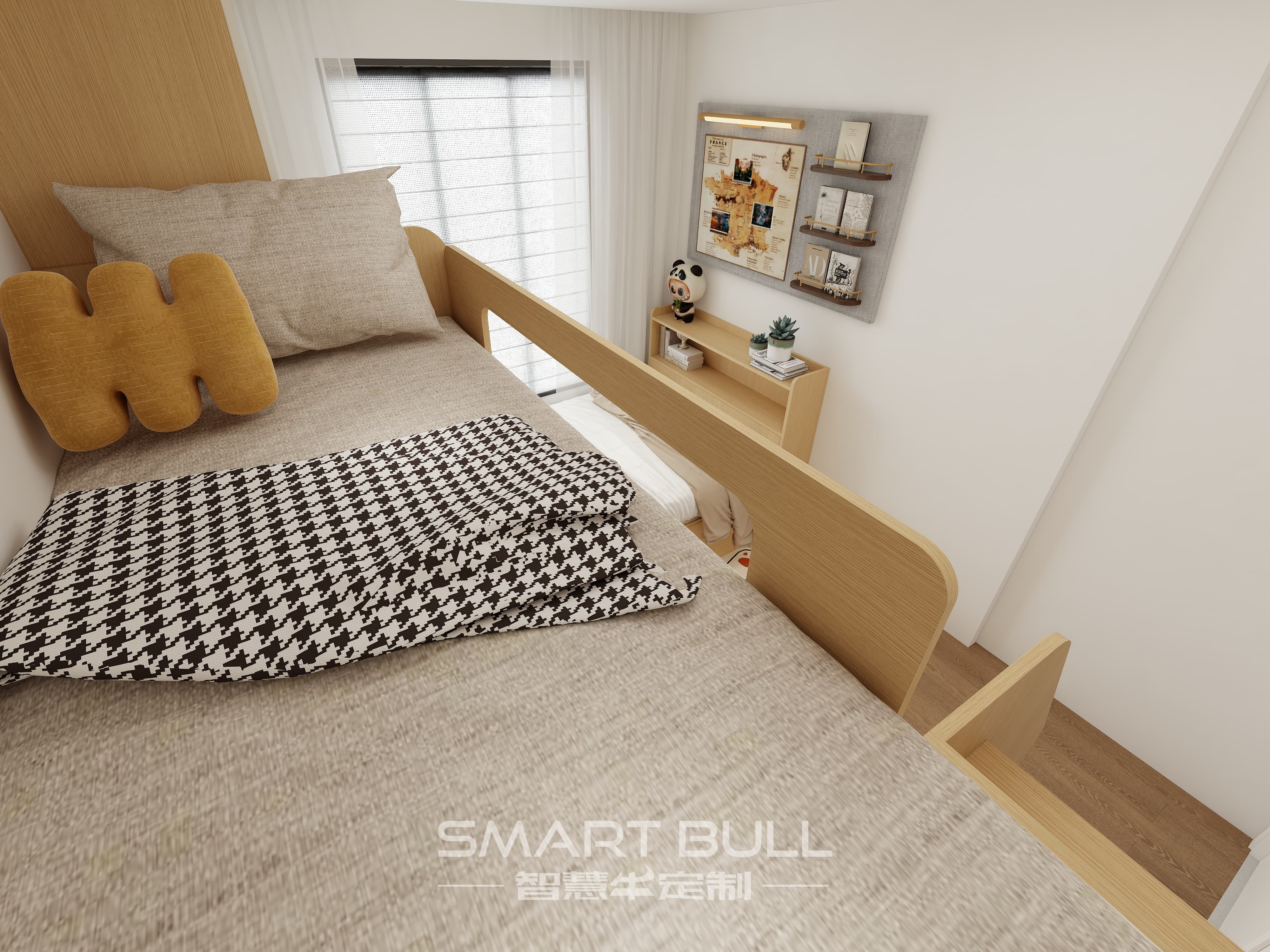 Loft Bed with Desk 0003