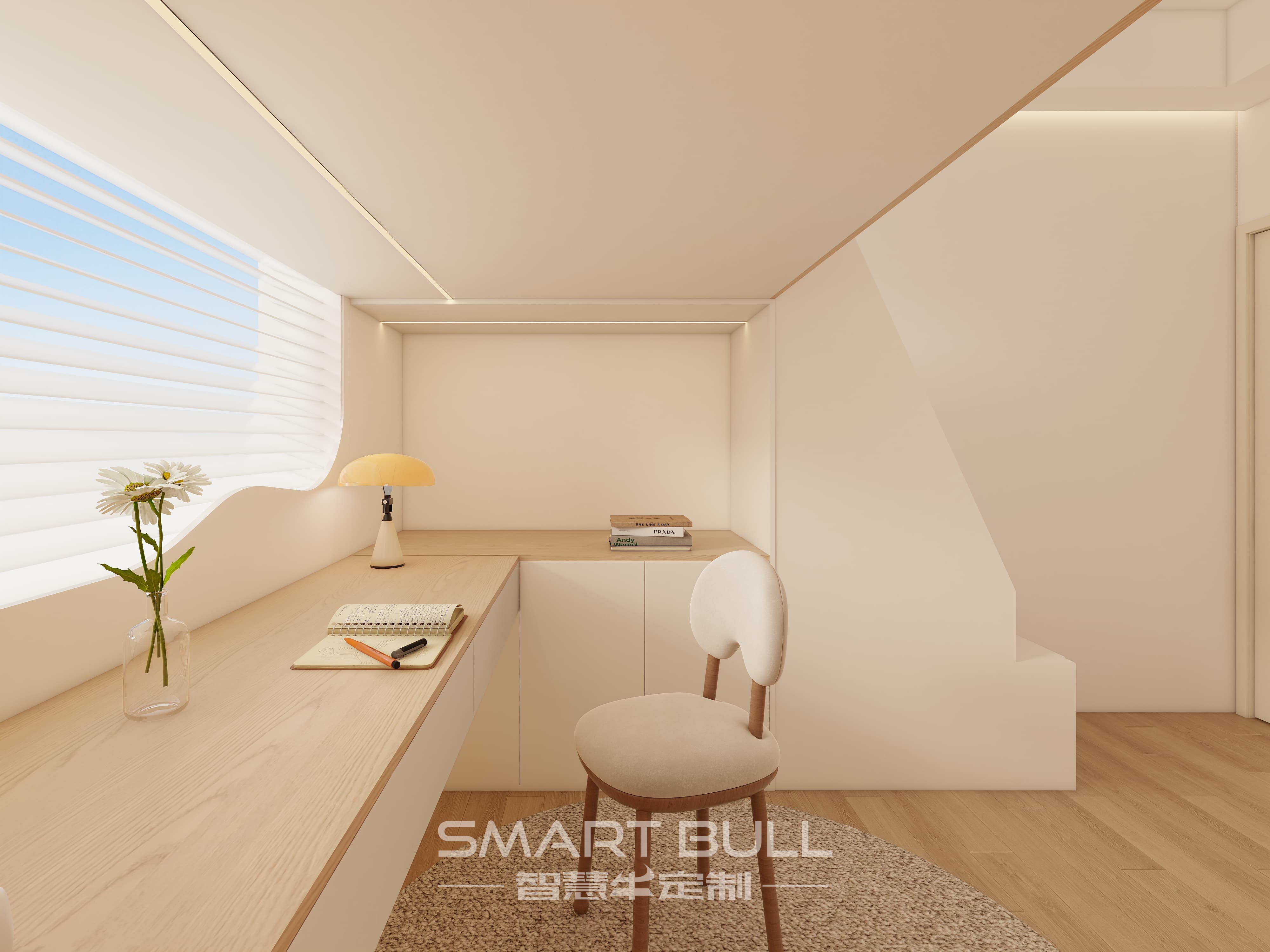 Loft Bed with Desk 0004