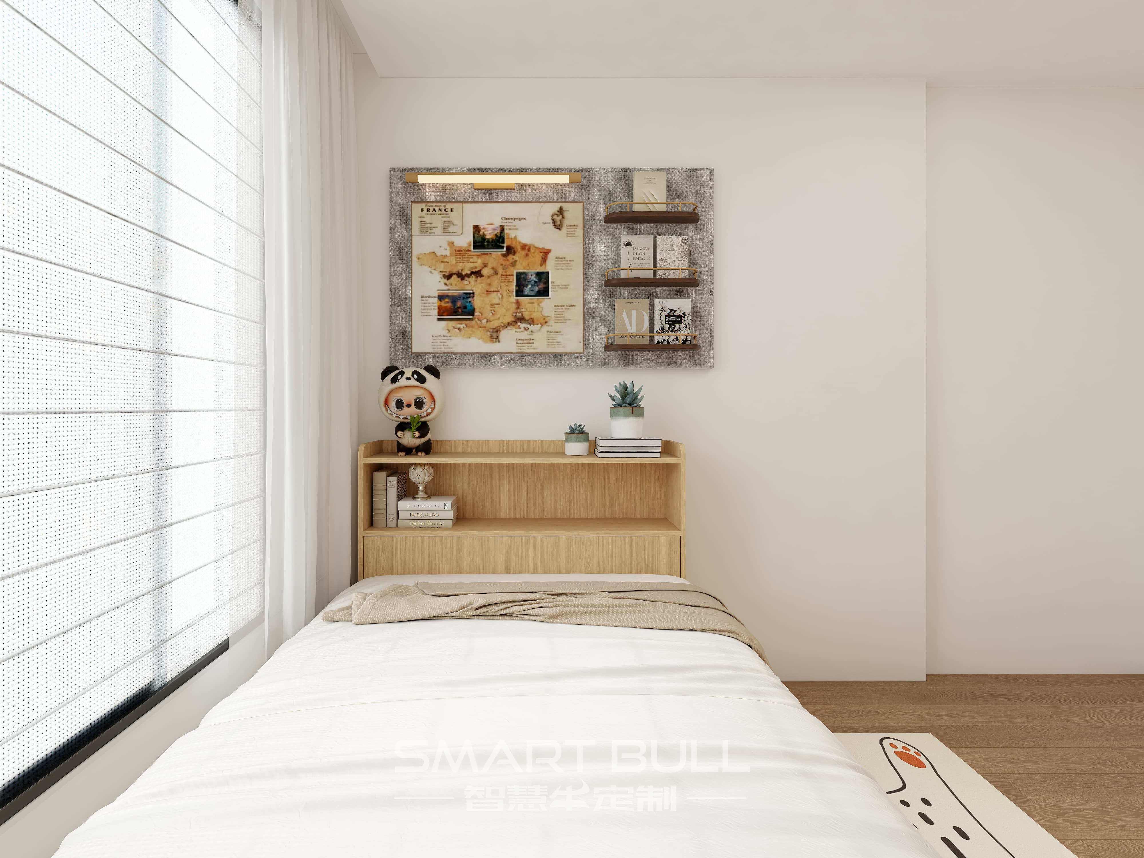 Loft Bed with Desk 0003