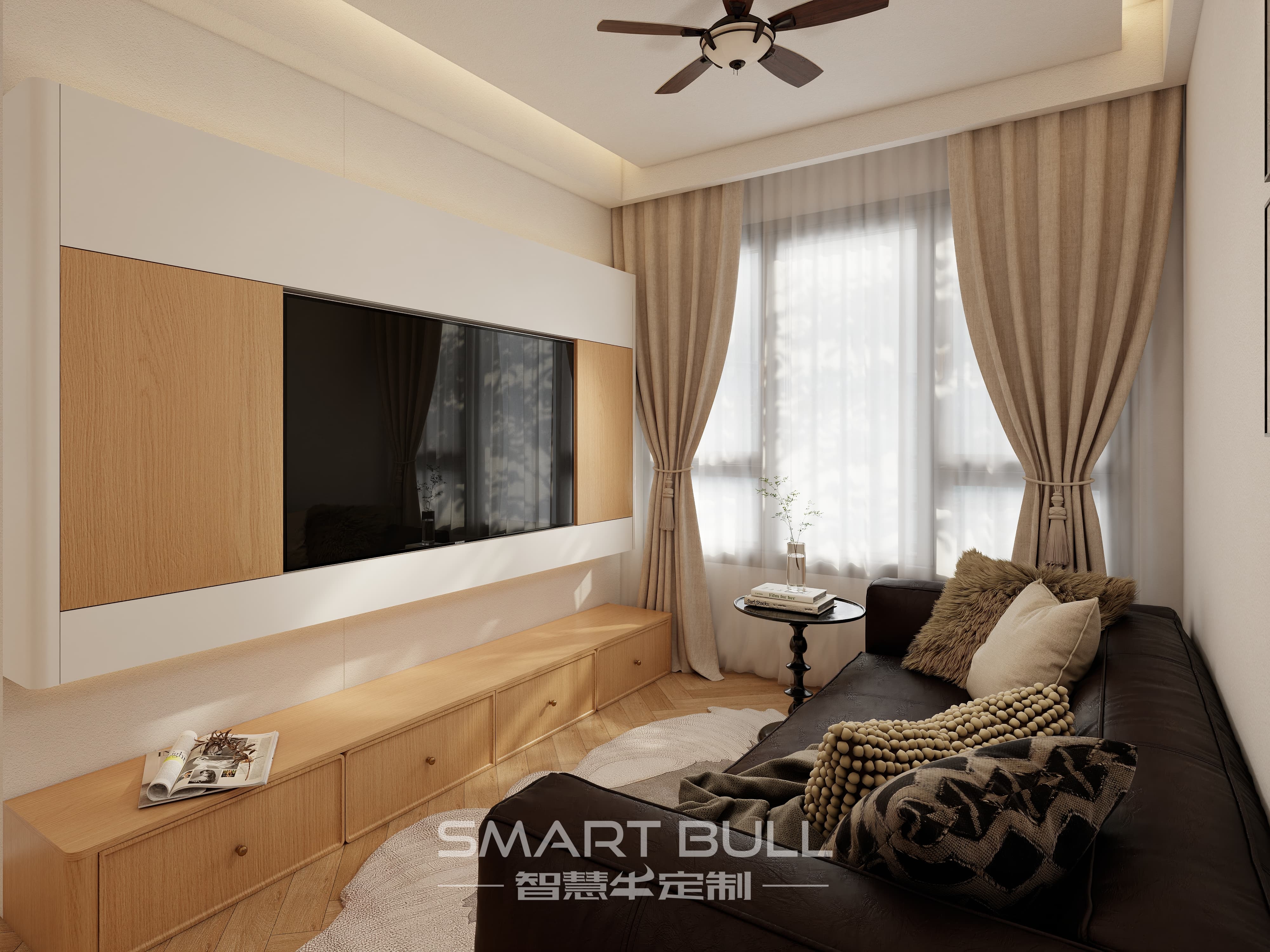 Project 0001 – Lakeside View | 2-Room Flexi BTO | Modern Minimalist Wood Tone