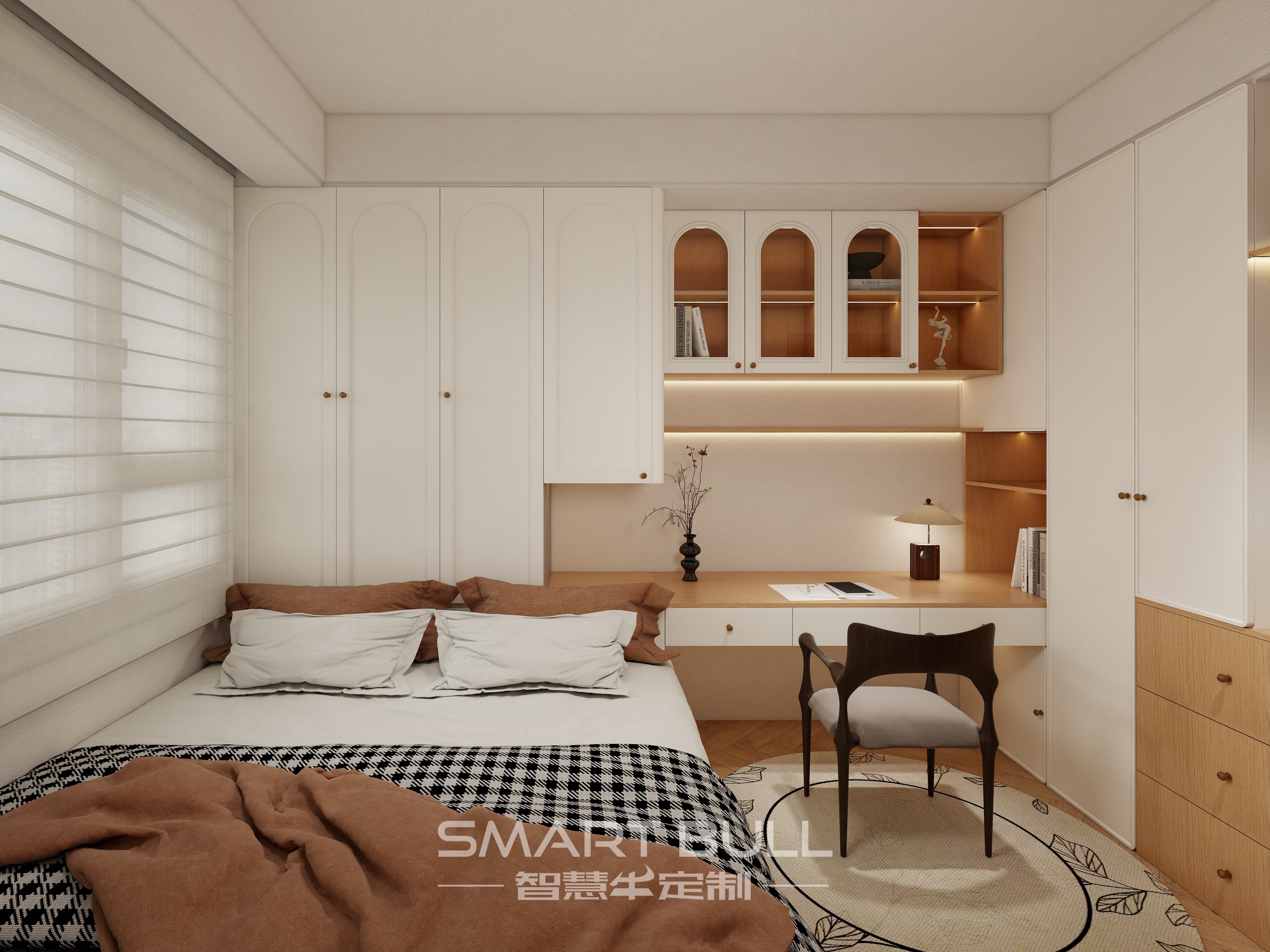 Wardrobe with Desk 0001