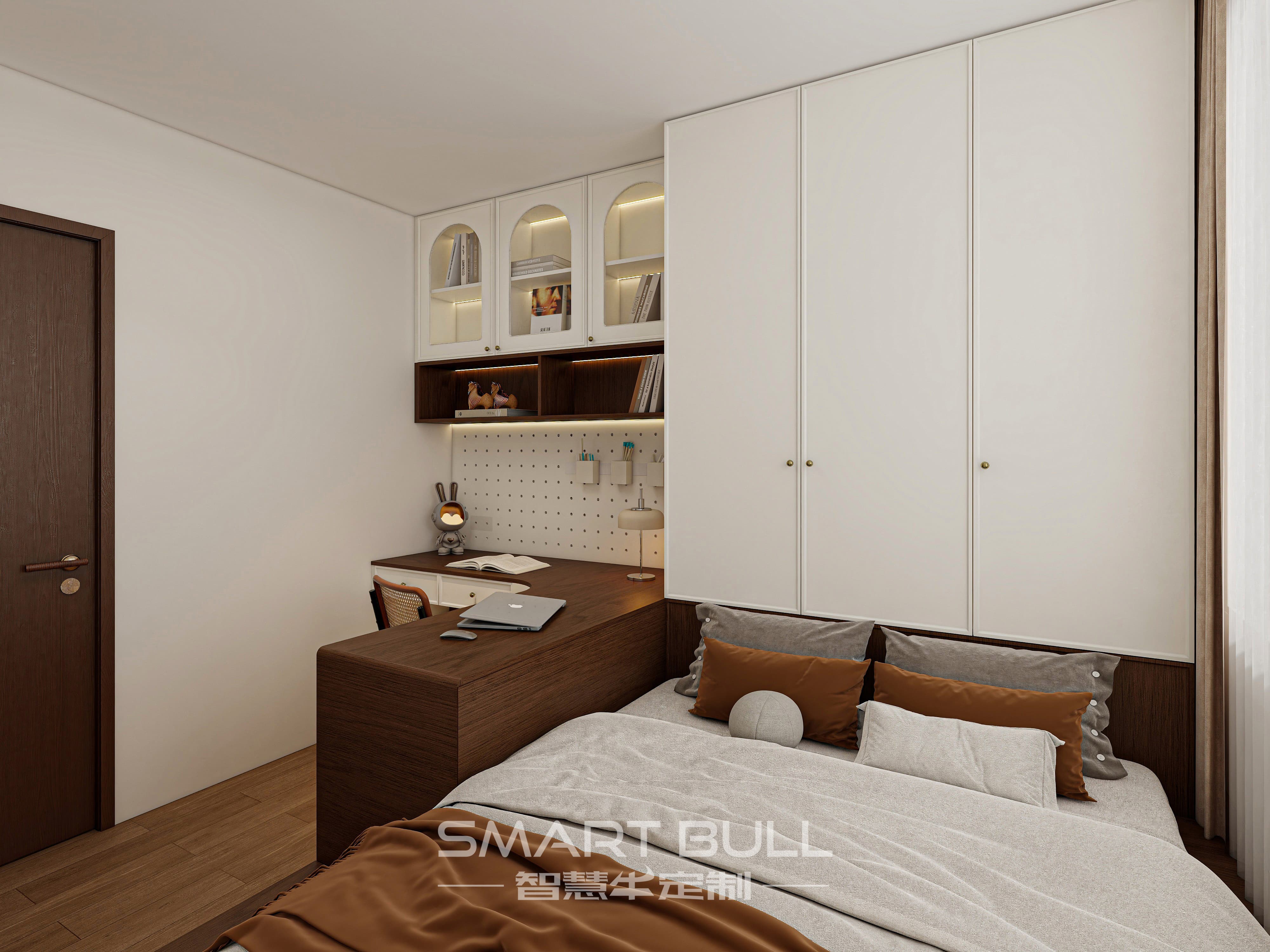 Wardrobe with Desk 0002