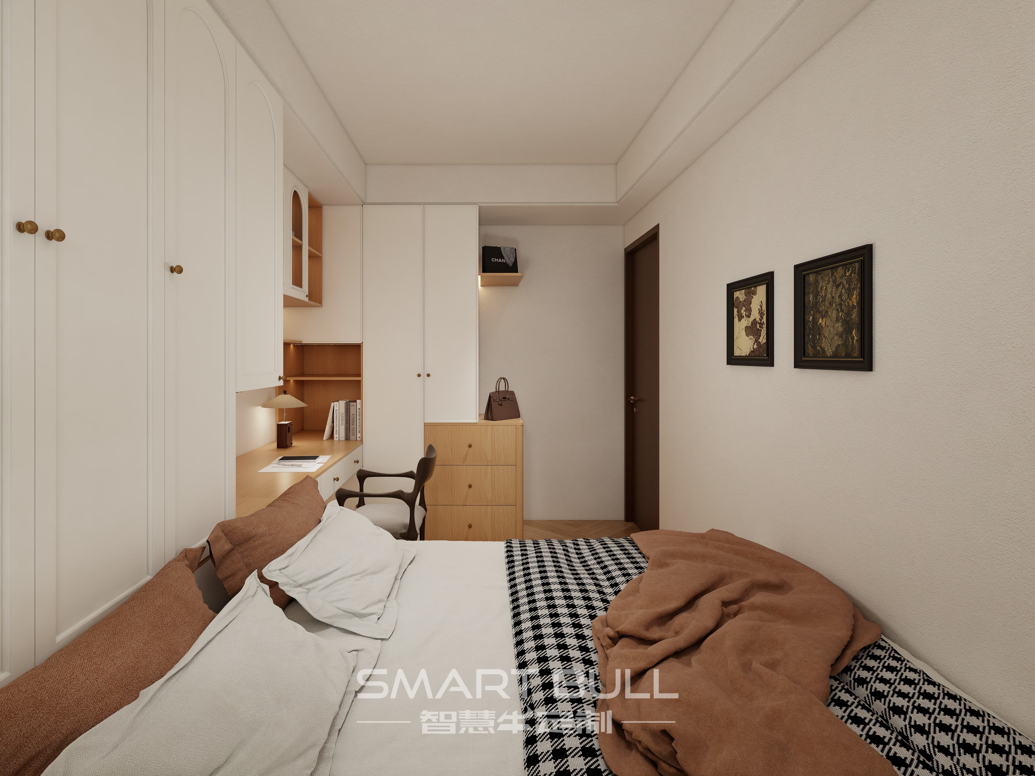 Wardrobe with Desk 0001