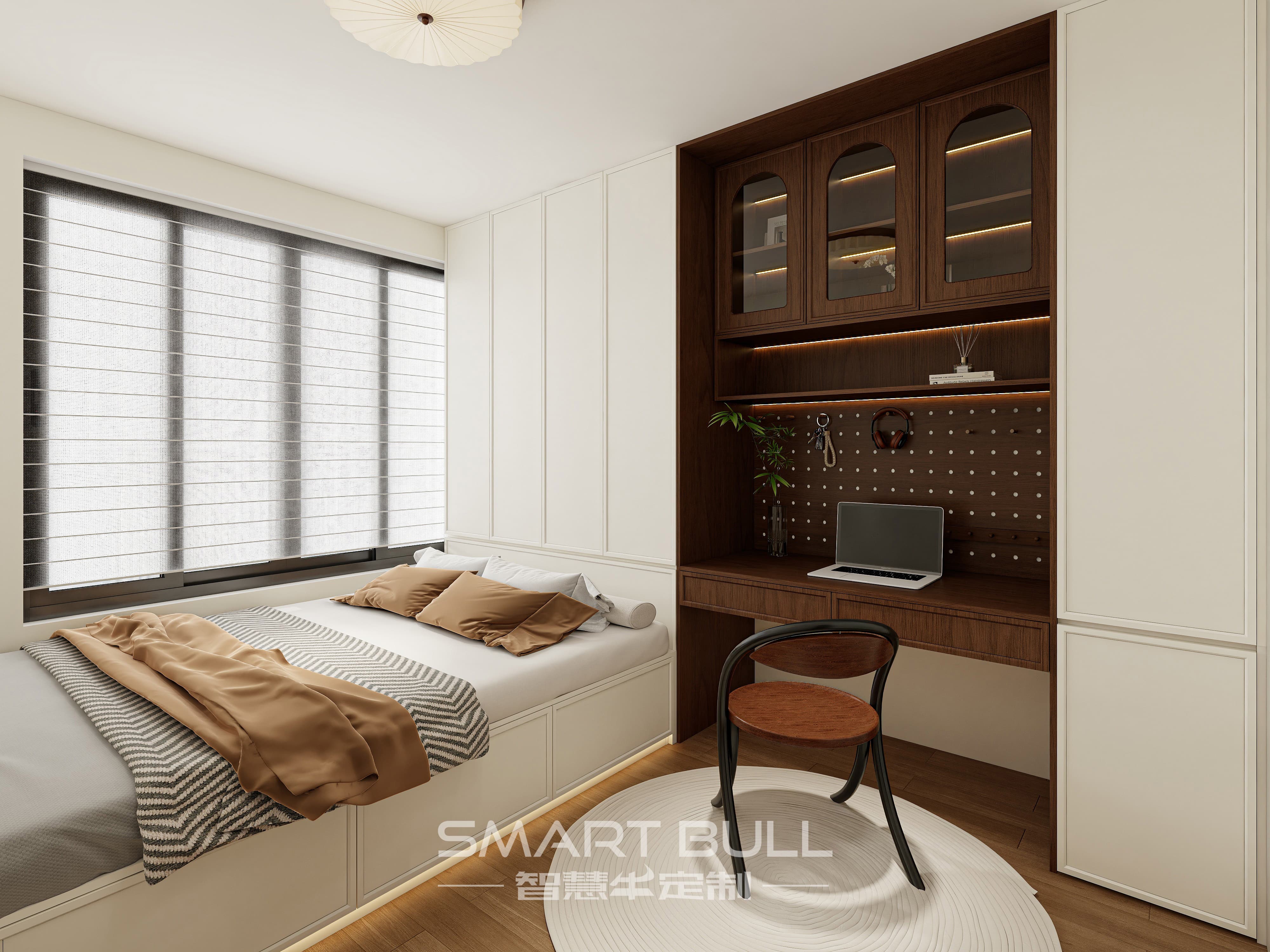 Wardrobe with Desk 0006