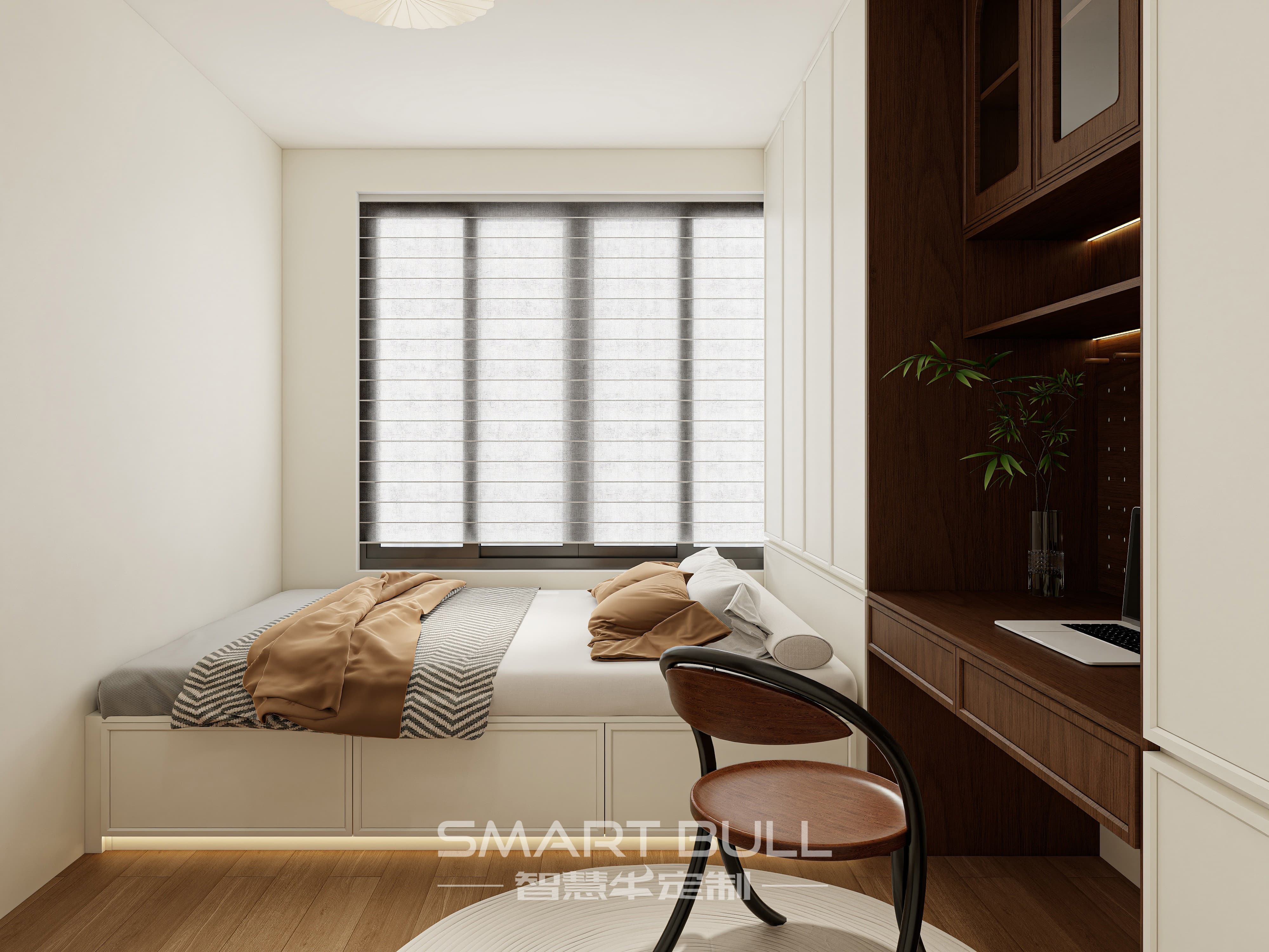 Wardrobe with Desk 0006