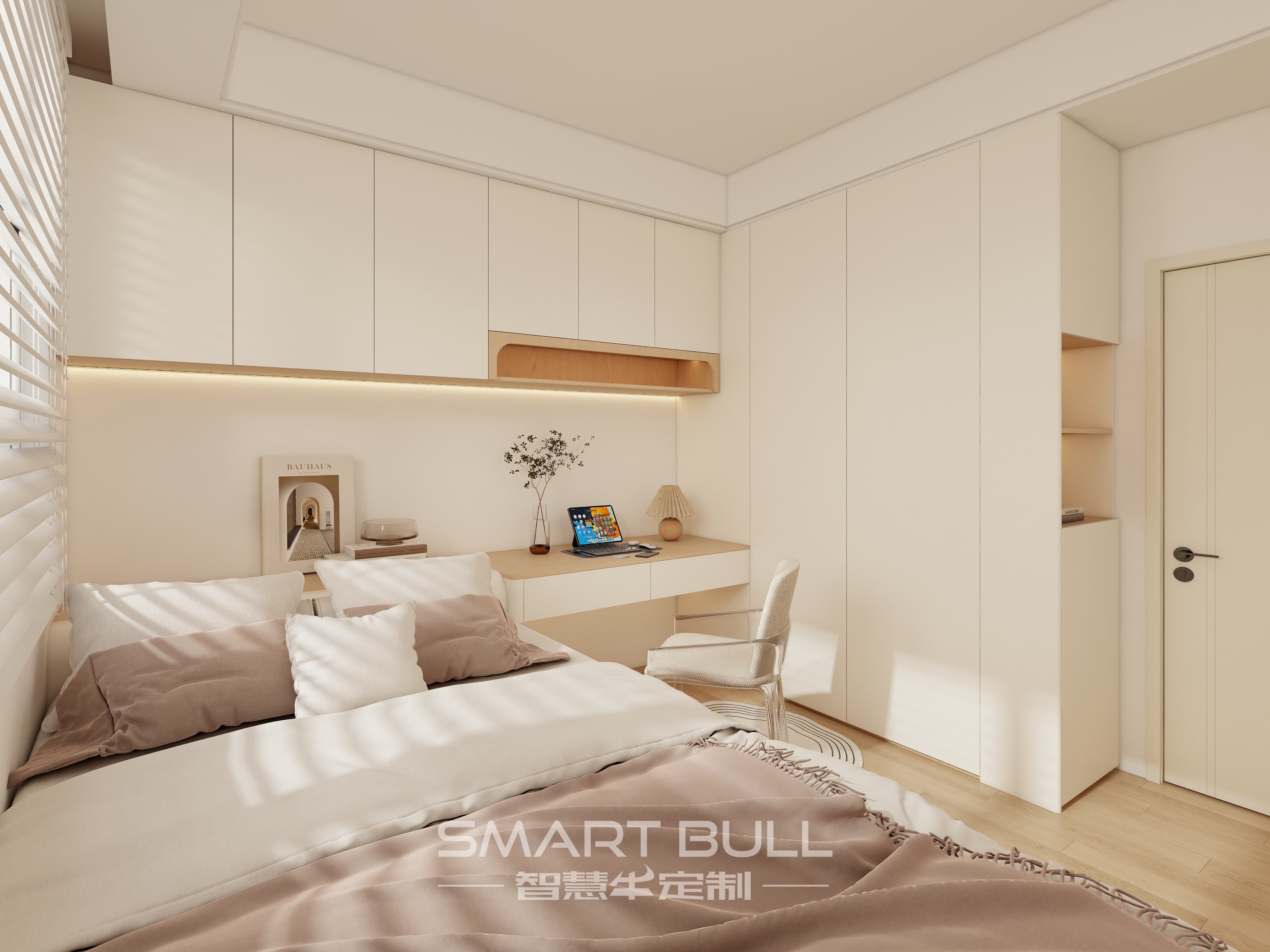 Wardrobe with Desk 0005