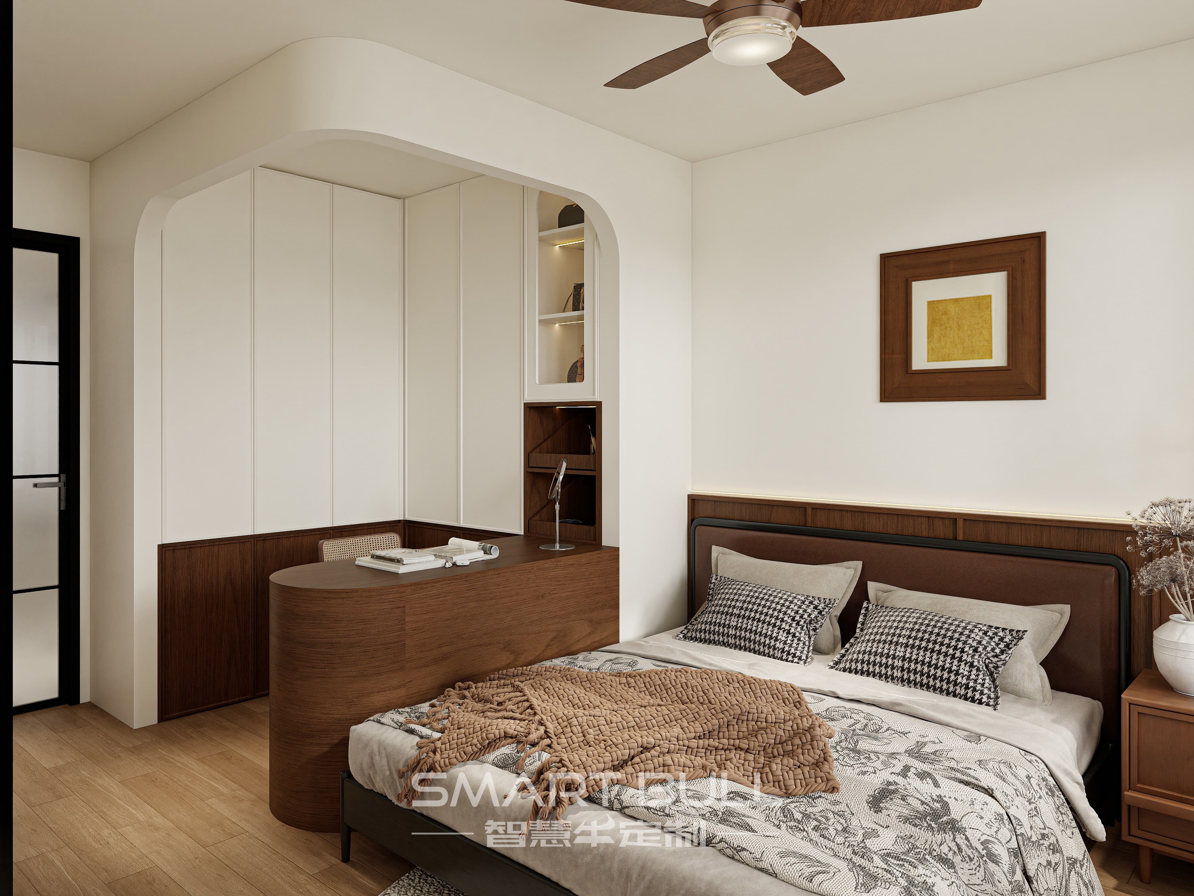 Wardrobe with Desk 0008